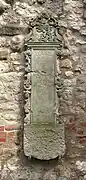 Epitaph for ILSA MARGARE[TA?] (†&nbsp;1654), daughter of Justus Müller and his wife