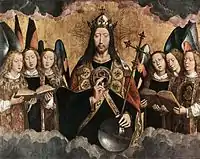 Christ Surrounded by Musician Angels, c. 1480, Royal Museum of Fine Arts Antwerp