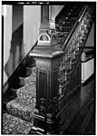 Detail of staircase, entrance hall