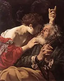 The Liberation of Peter (1624), 104.5 × 86.5&nbsp;cm, Koninklijk Kabinet van Schilderijen Mauritshuis, The Hague