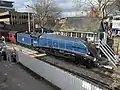 Sir Nigel Gresley takes a railtour across the High Street