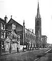 A photograph of Holy Cross Church from a 1914 publication