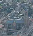 Church of Saint Catherine, aerial view