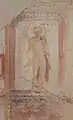 Ala 7 East Wall Upper Zone Right Dionysus with thyrsus