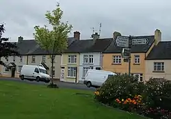 Houses along the village green