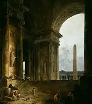 The Obelisk (1787–88), 255 x 223&nbsp;cm., Art Institute of Chicago