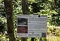 Sign Marker at Hungarian Falls describing the Jacobsville Sandstone in the area.