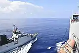 Kiltan replenishment at sea by Richard E. Byrd.