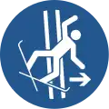 M035 — exit towpath after falling
