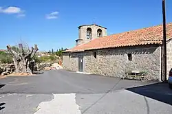 Church of La Inmaculada and dry field elm