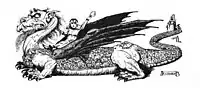 Illustration # 4 by Frank C. Papé from "Naughty Eric" by E. Clement. (1902).