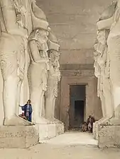 An Egyptian temple