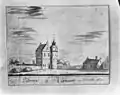 Drawing of Borg Tedema (1622)