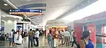 The main corridor at the terminal