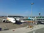 A boarding gate at Terminal&nbsp;1