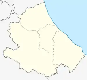 Corfinium is located in Abruzzo