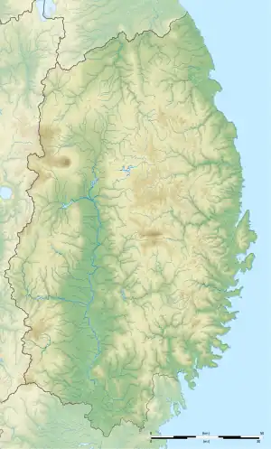 Mount Hayachine is located in Iwate Prefecture