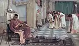 The Favourites of the Emperor Honorius, John William Waterhouse, c. 1883(Art Gallery of South Australia)