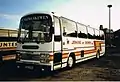 1981 Volvo B10M / Plaxton Viewmaster IV GT.  The chrome grille was introduced as part of the GT option package on the Supreme IV and Viewmaster IV, but was later fitted as standard.