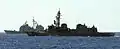 JS Akebono and USS&nbsp;Lake Erie on 14 July 2010.