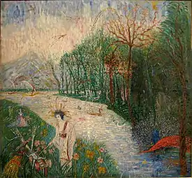 Finding of Moses (1924), oil on canvas, 119 x 128&nbsp;cm., private collection