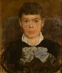 Woman with Turned-up Nose (1879), oil on canvas mounted on wood, 54 x 45&nbsp;cm., Royal Museum of Fine Arts Antwerp