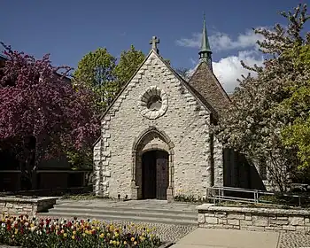 Image 9St. Joan of Arc ChapelPhotograph credit: Leroy SkalstadThe 15th-century St. Joan of Arc Chapel was initially built in the village of Chasse-sur-Rhône, France. Originally called the Chapelle de St. Martin de Seyssuel, it is said to have been the place at which Joan of Arc prayed in 1429 after she had met King Charles VII of France. The present name was given to the chapel when Gertrude Hill Gavin, the daughter of an American railroad magnate, had the derelict building dismantled, transported to America and rebuilt beside her French Renaissance–style château in Brookville, New York, in 1927. The chapel was undamaged when the château burned down in 1962, and was later given to Marquette University in Milwaukee, Wisconsin, once more being transported stone by stone.More selected pictures