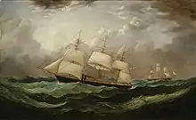 Painting by John O'Brien, circa 1888