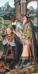 As one of the Magi by Joos van Cleve, c. 1520