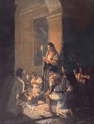 El Velorio by José María Jara. (1889)