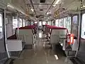 Interior of a KuHa 718 car in September 2012