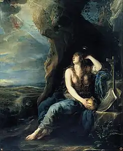Penitent Mary Magdalene. Real Academia de Bellas Artes de San Fernando. Madrid. Spain.
