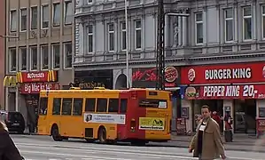 Burger King on Vesterbrogade, Copenhagen