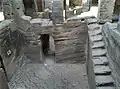 Underground room with entrygate to another room