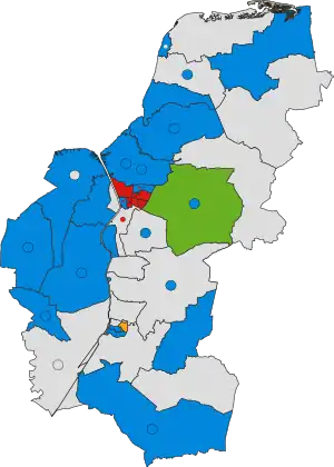 2019 results map