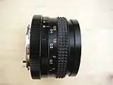 AR-mount (side view of the Hexanon 3.5/28&nbsp;mm)