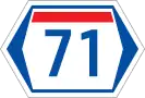 Seoul Special Metropolitan City Route 71 shield}}