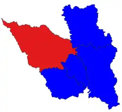 Location in Nyaunglebin district