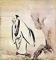L'un des sept sages (1533-1615) par le peintre japonais Kaihō Yūshō