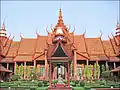 Image 16The Cambodian National Museum, Phnom Penh, showing its vernacular architectural style