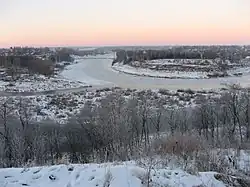 The Volga in Zubtsov, Tver Oblast