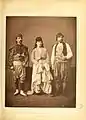 1. Peasant man and woman from around Bursa (wearing wedding clothing)2. Seis (horse groom)