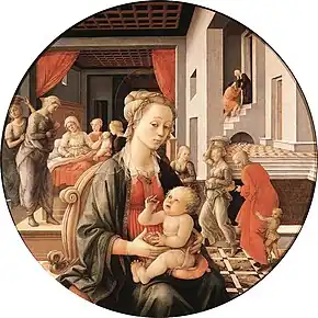 Filippo LippiBartolini Tondo. Diameter 135 cm