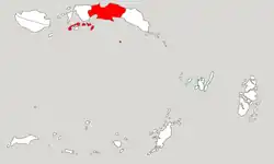 Location within Maluku