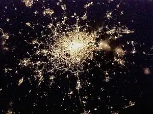 Image 13London by nightPhoto credit: NASALondon by night.London is the capital of the United Kingdom and of England. The city of Londinium was founded by the Romans on the north bank of the River Thames in around 50 AD. By the 18th century London was the biggest city in the world. It was the most populous city in the world from 1825 until 1925, when it was overtaken by New York City.More featured pictures