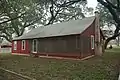 Farmhouse of Samuel Ealy Johnson, Sr., the grandfather of President Johnson; he died when Lyndon was six years old.