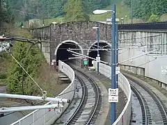 Photograph of a railway tunnel