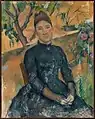 Paul CézanneMadame Cézanne in the Conservatory1891
