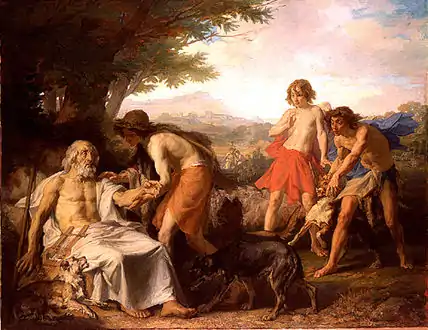 Homer on the Island of Skyros (1864)