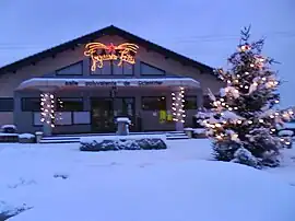 The town hall in Scientrier